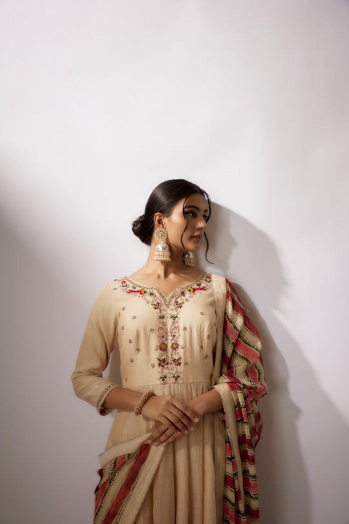 Beige Kurta Set