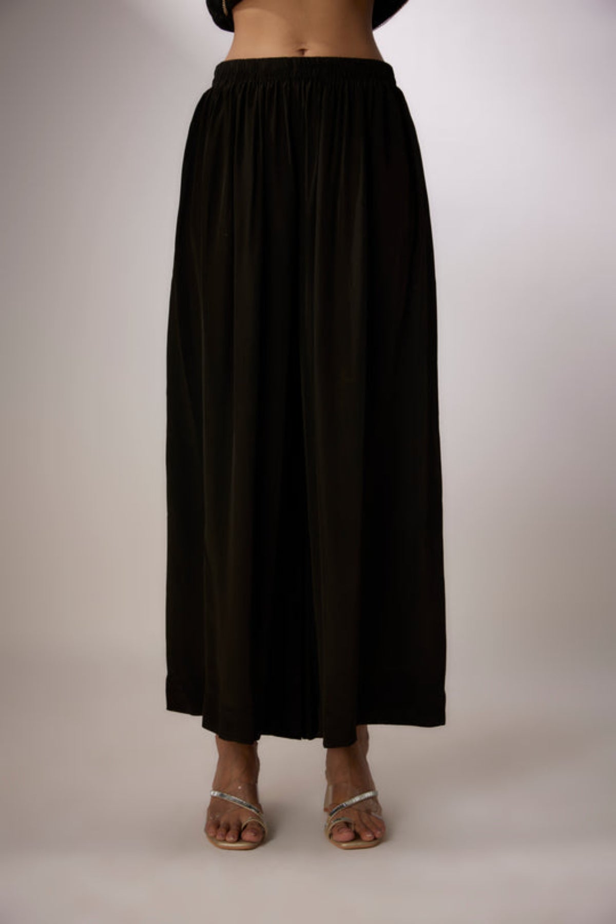 Black Embroidered Kurta Set