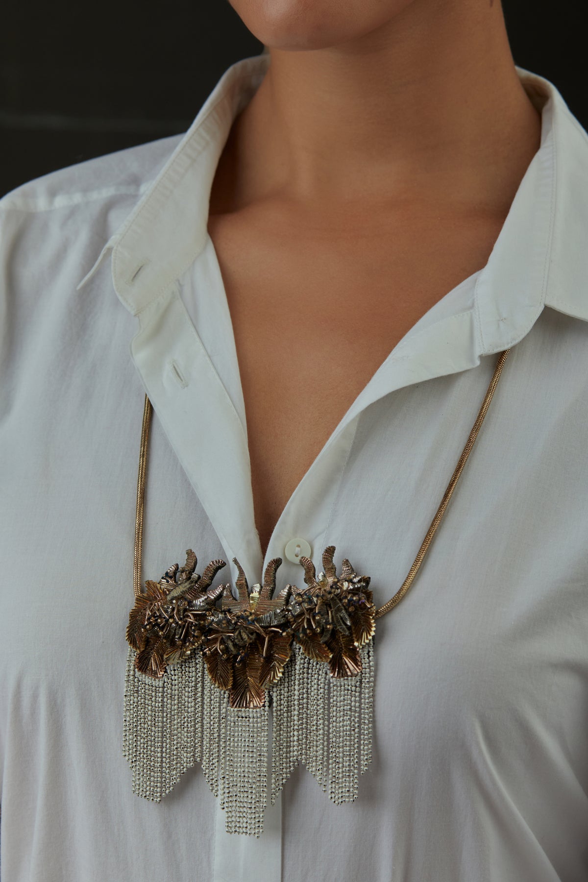 Orchid Shimmy Necklace