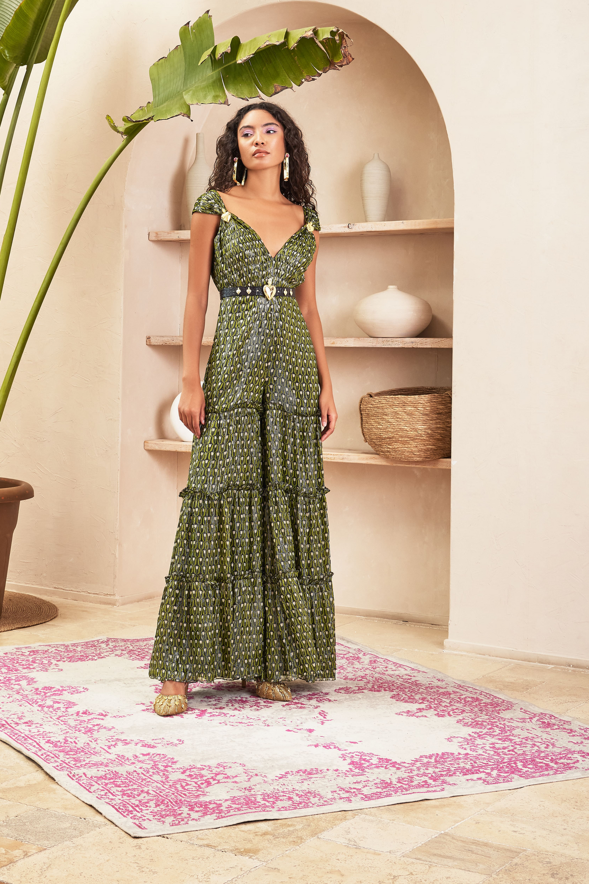 Amelia Green Jumpsuit