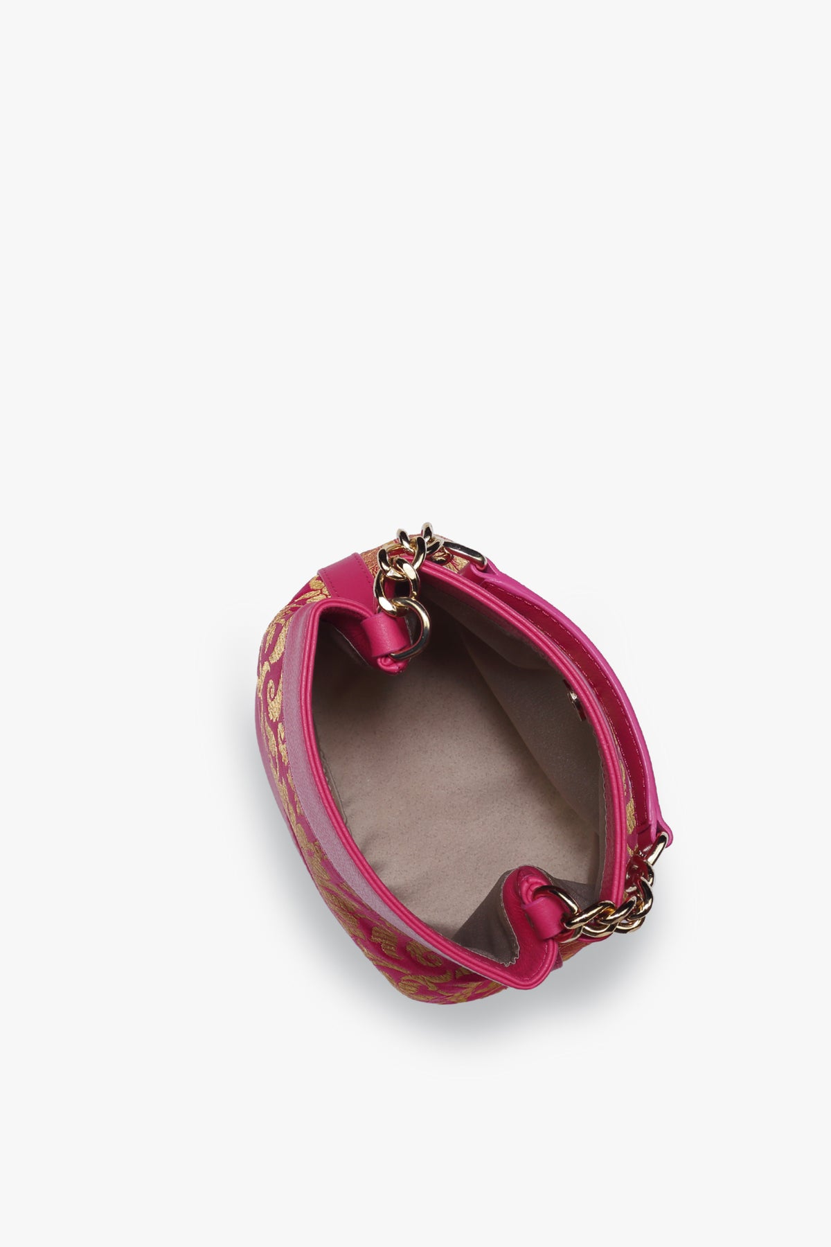 Rani Pink Brocade Batua Bag