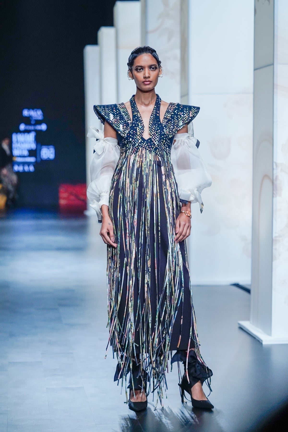 The staccato fringed samurai bodice set