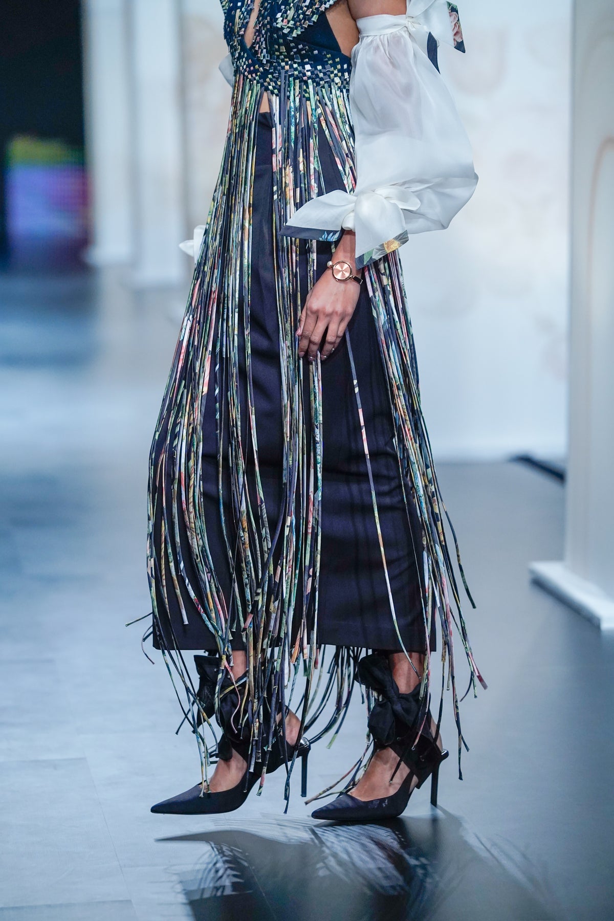 The staccato fringed samurai bodice set