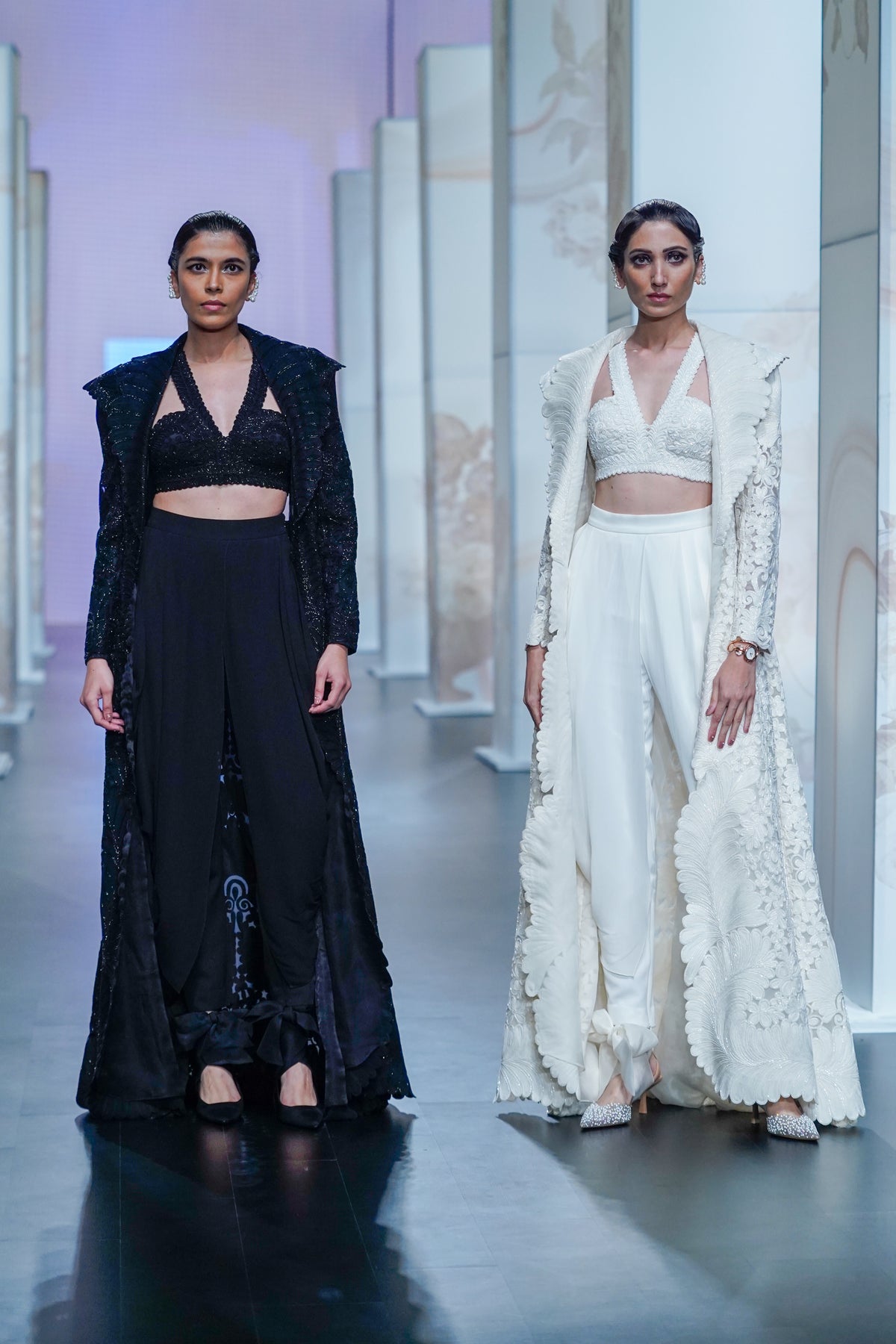 The noire articulate drape pants