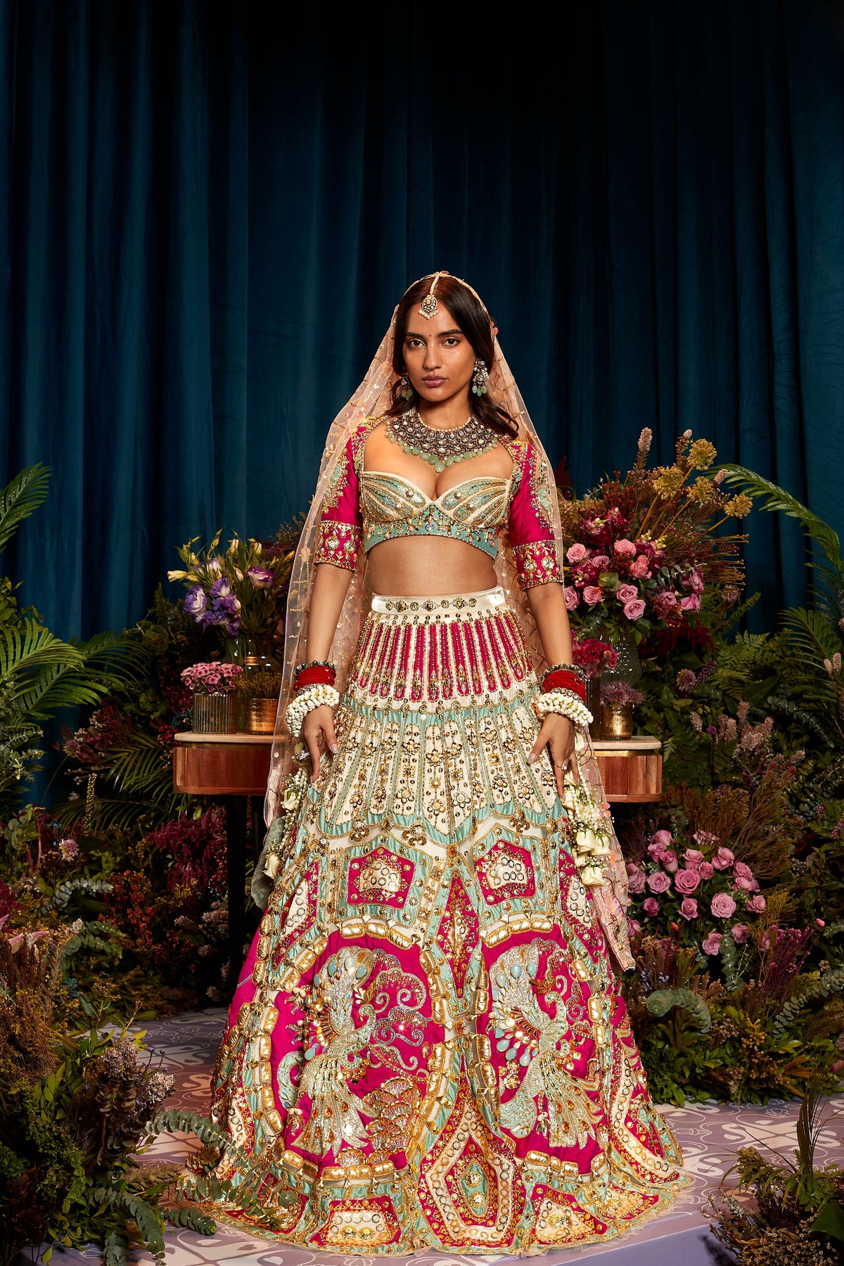 Rose Lehenga Set