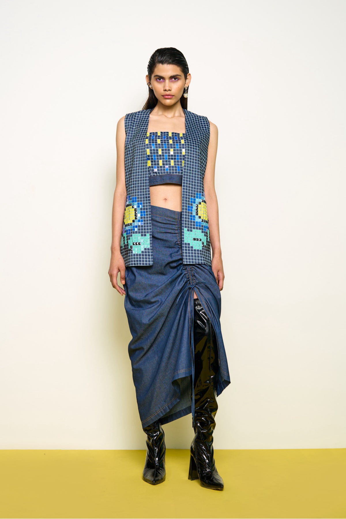 Denim Wildflower Bundi