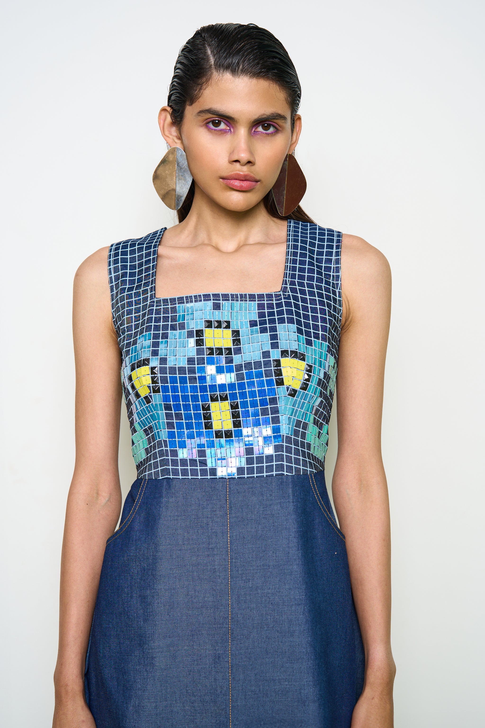 debenhams denim dress Denim Midi Dresses