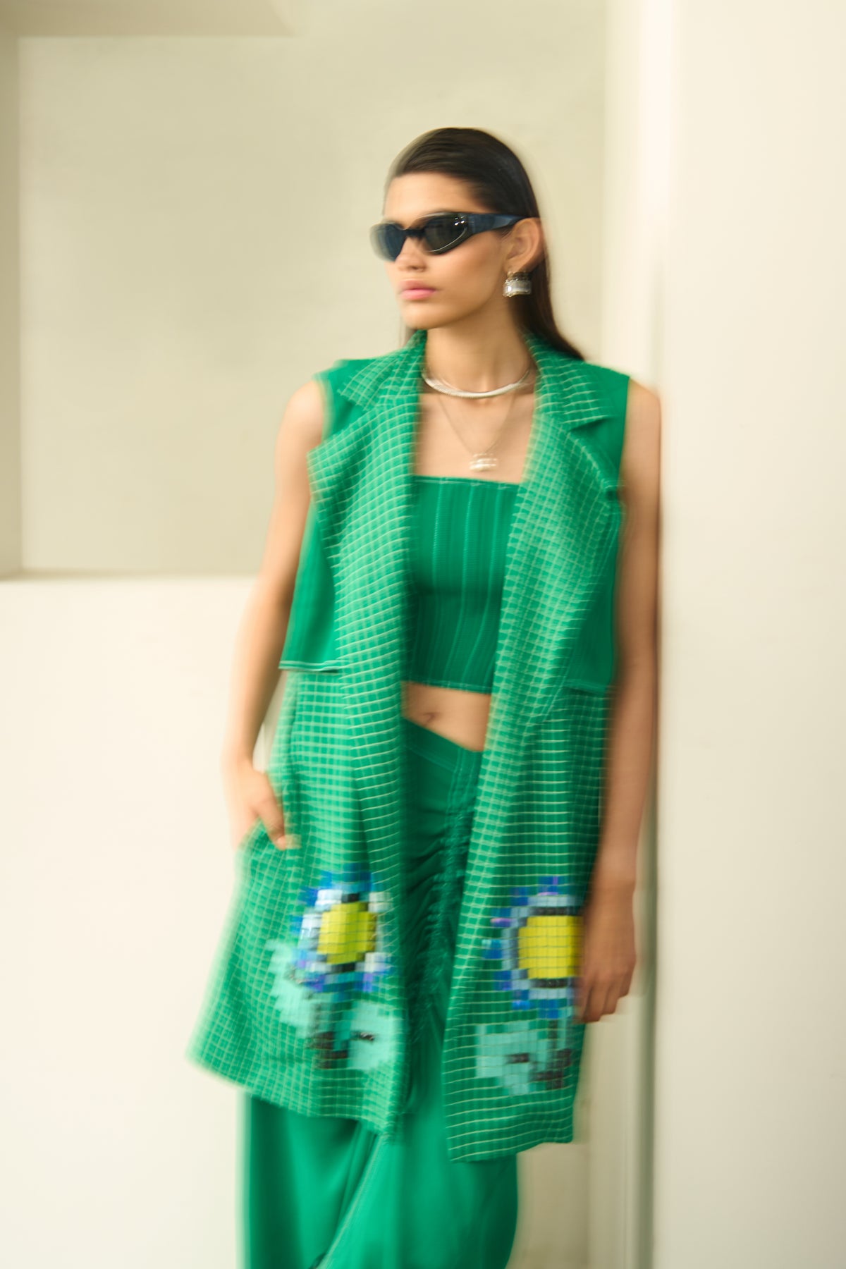 Green Wildflower Jacket