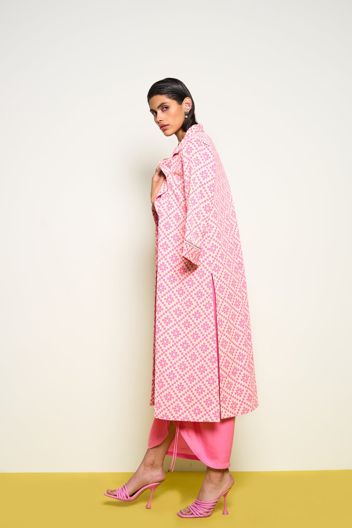 Pink Honeycomb Jacket