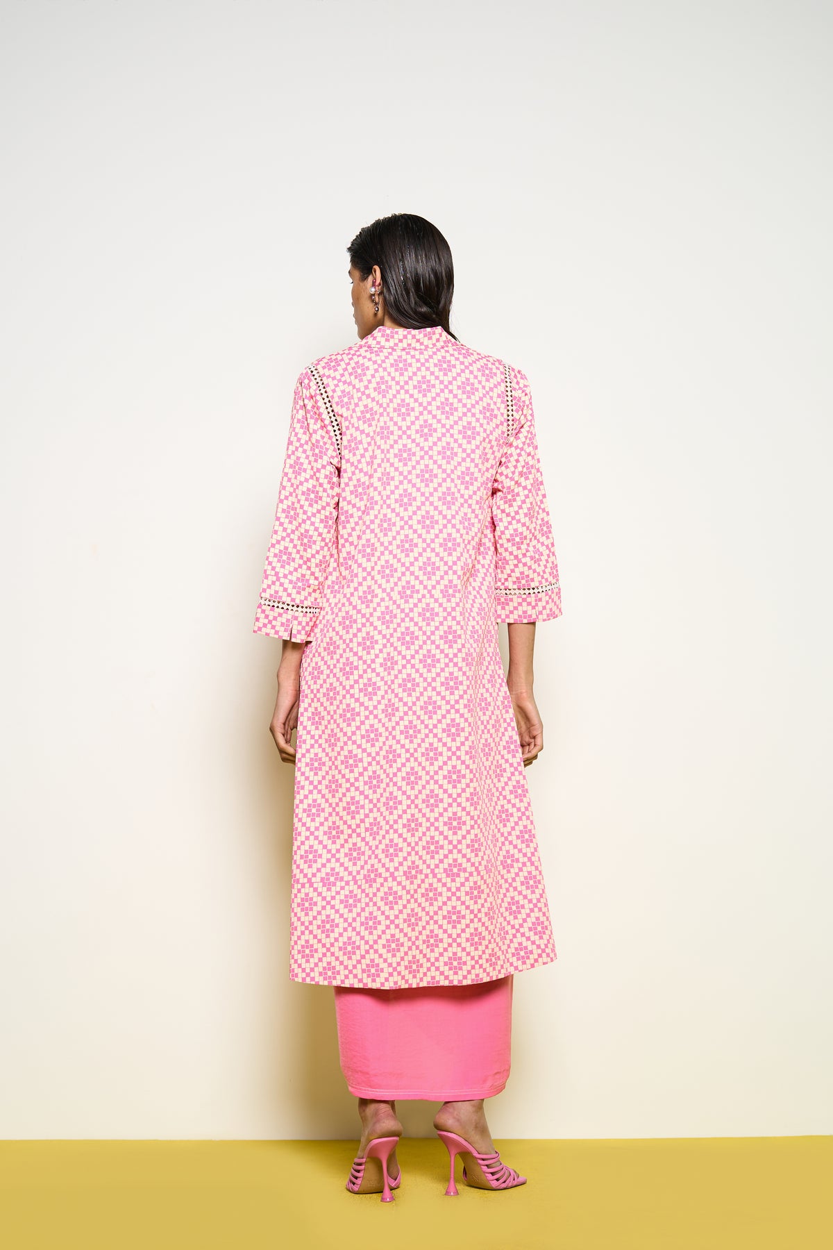 Pink Honeycomb Jacket