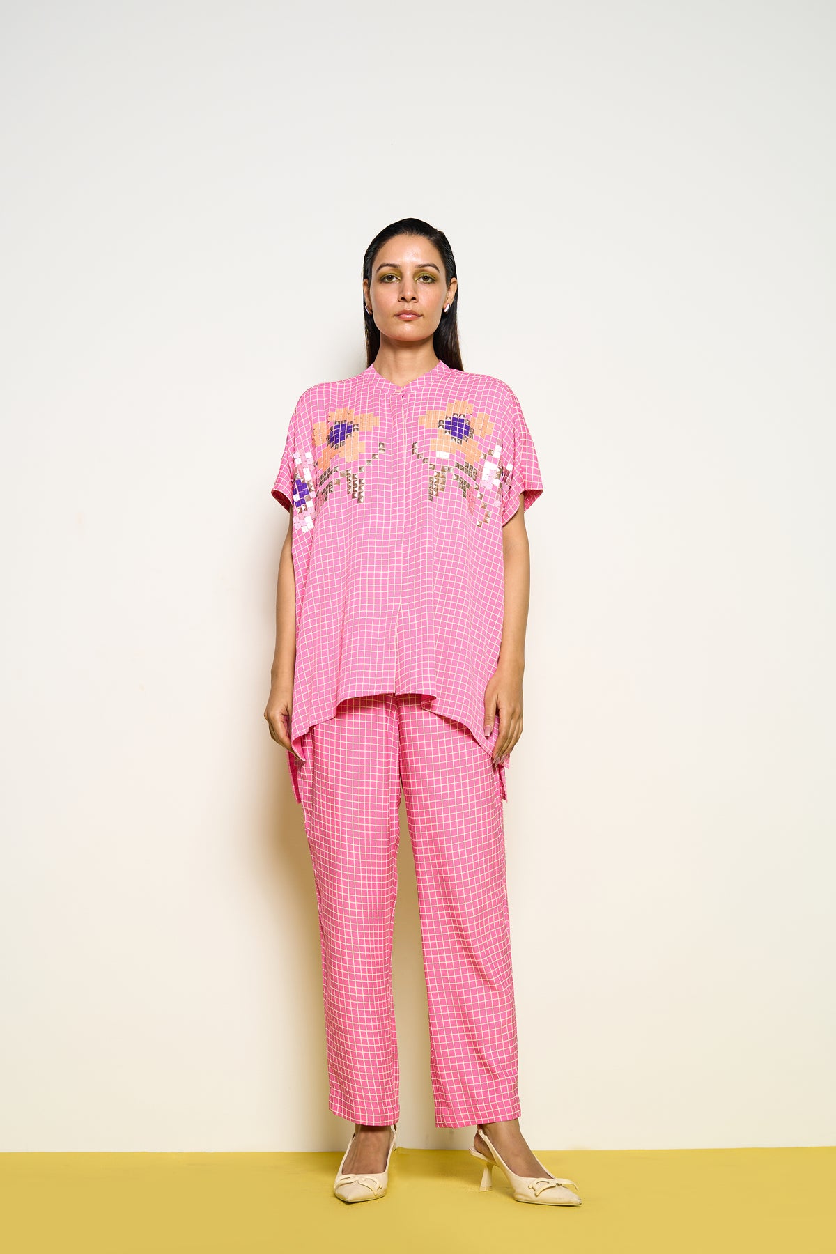 Pink Square Shirt