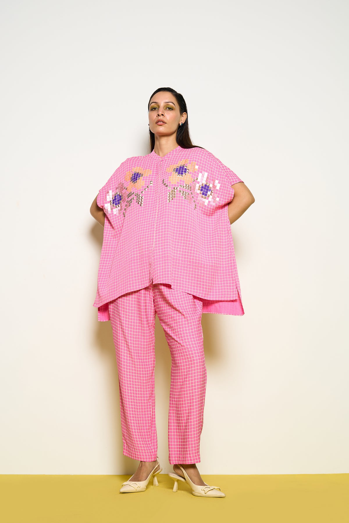 Pink Square Shirt