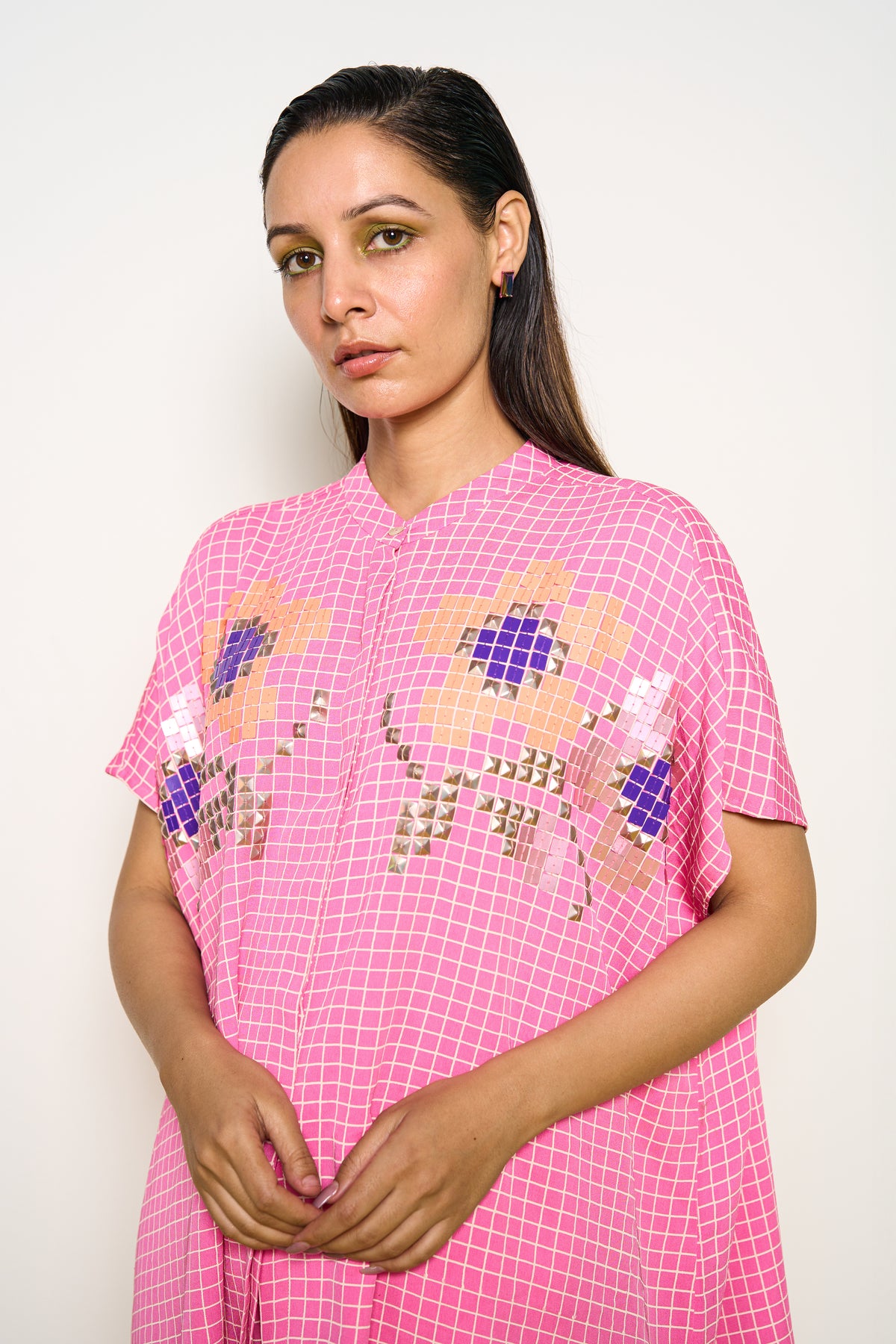 Pink Square Shirt