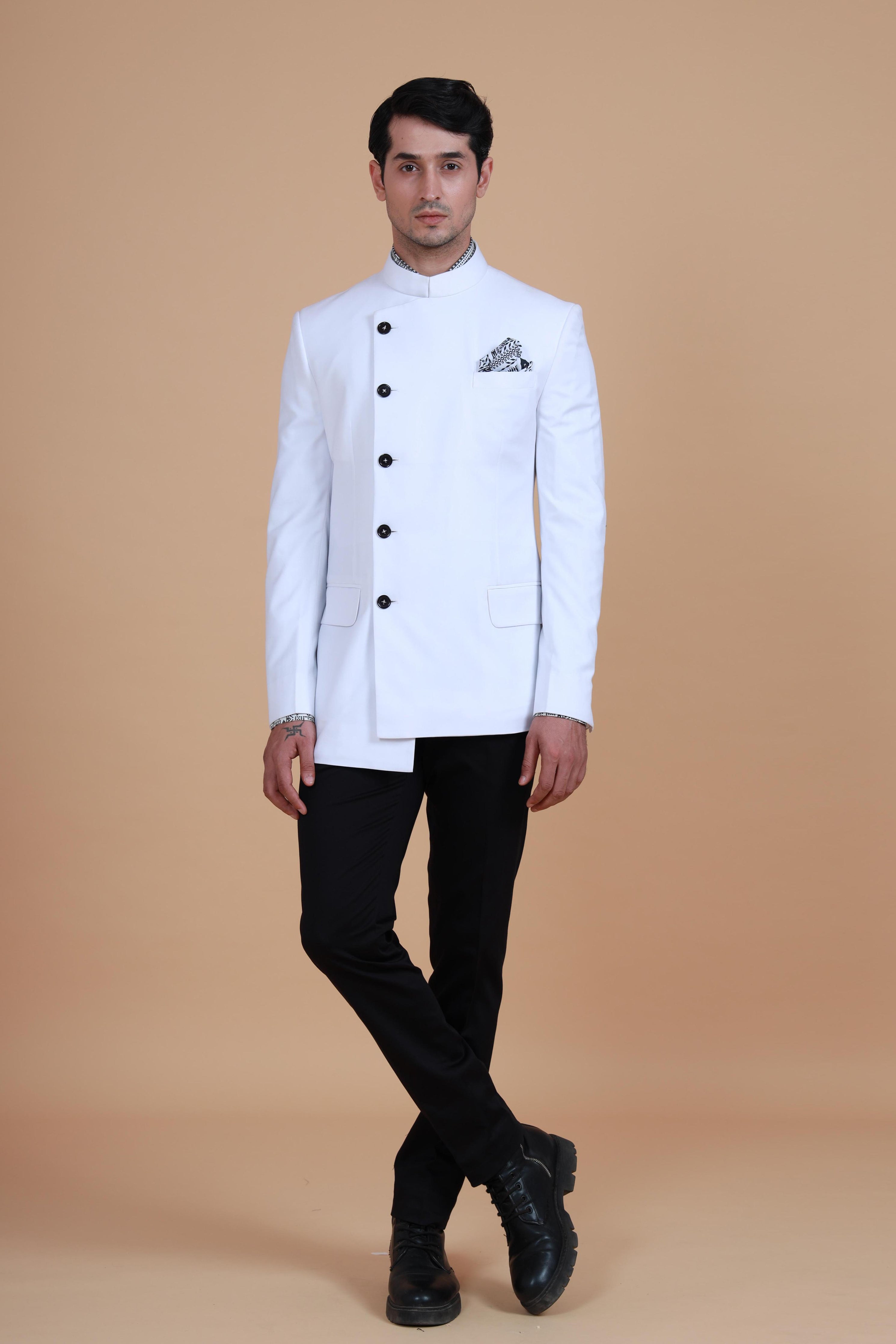 The Modern Asymmetric Prince Coat Elahe
