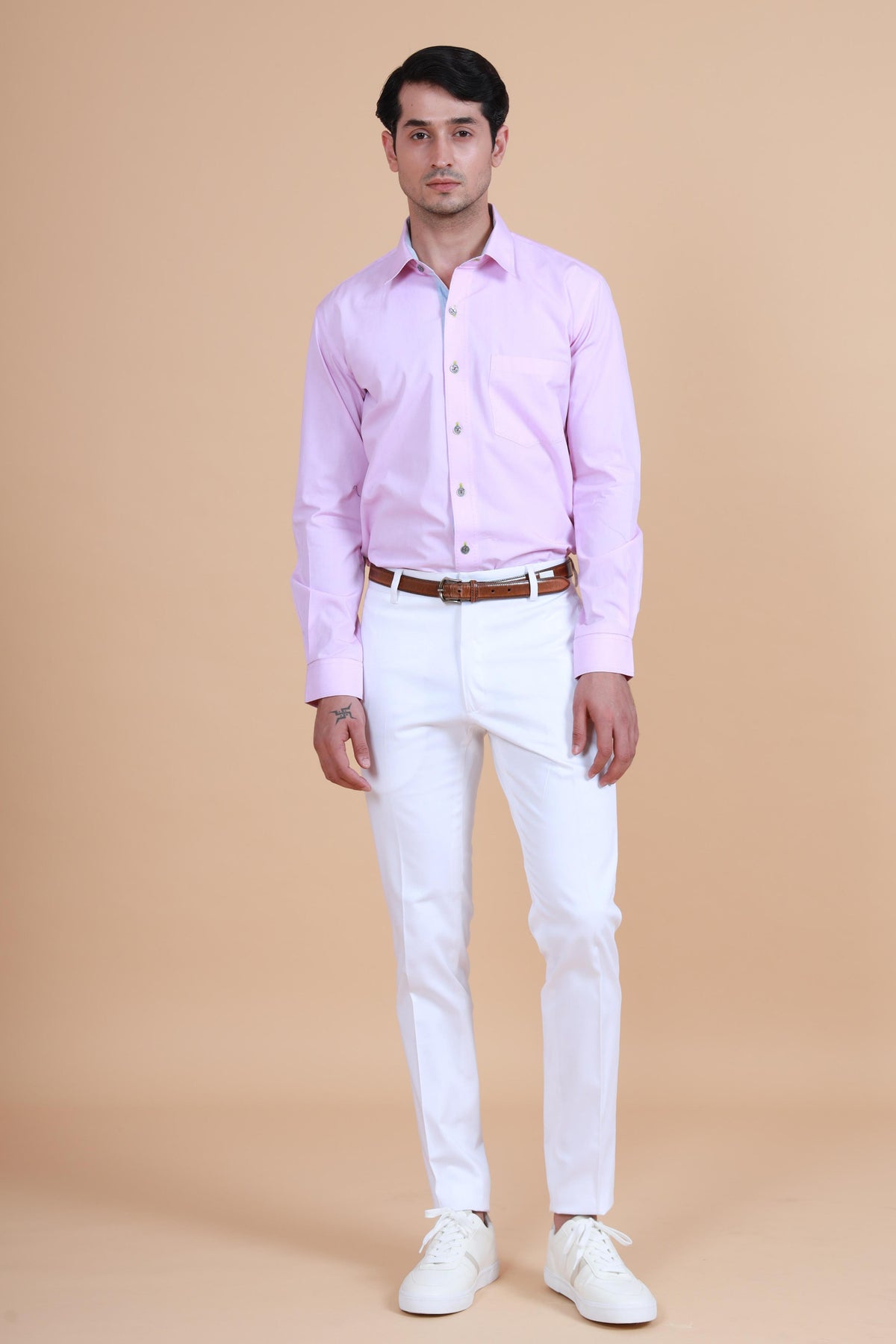 Lavender Summer Slim Shirt