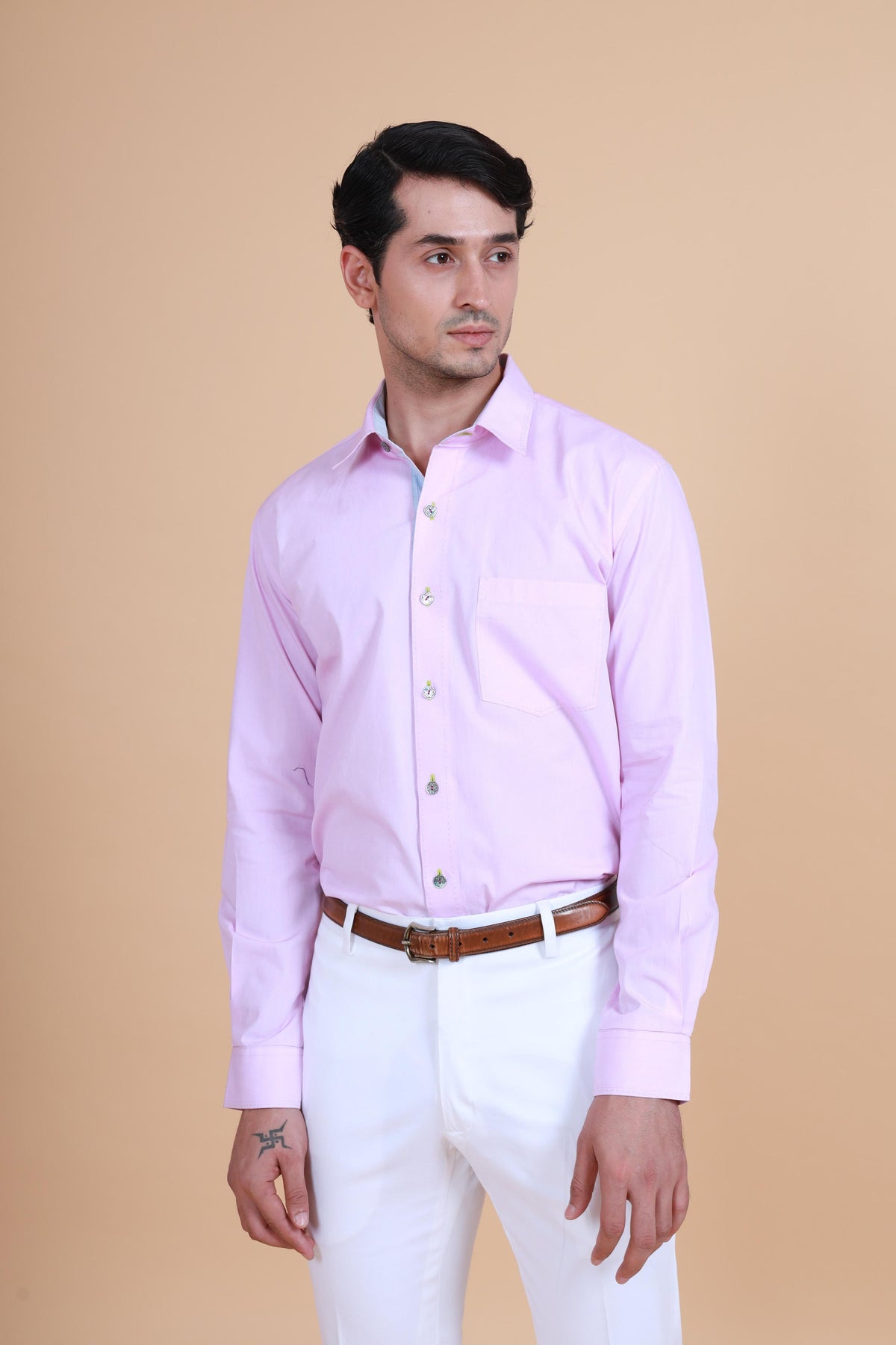 Lavender Summer Slim Shirt