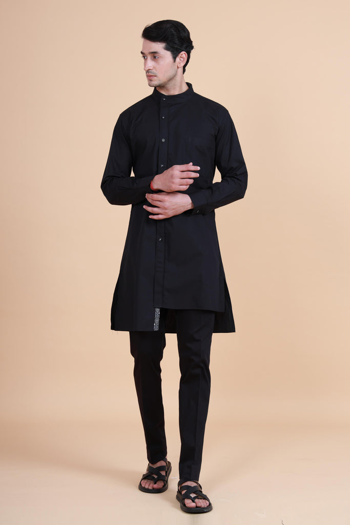 Front Open Long Shirt Tunic - Elahe