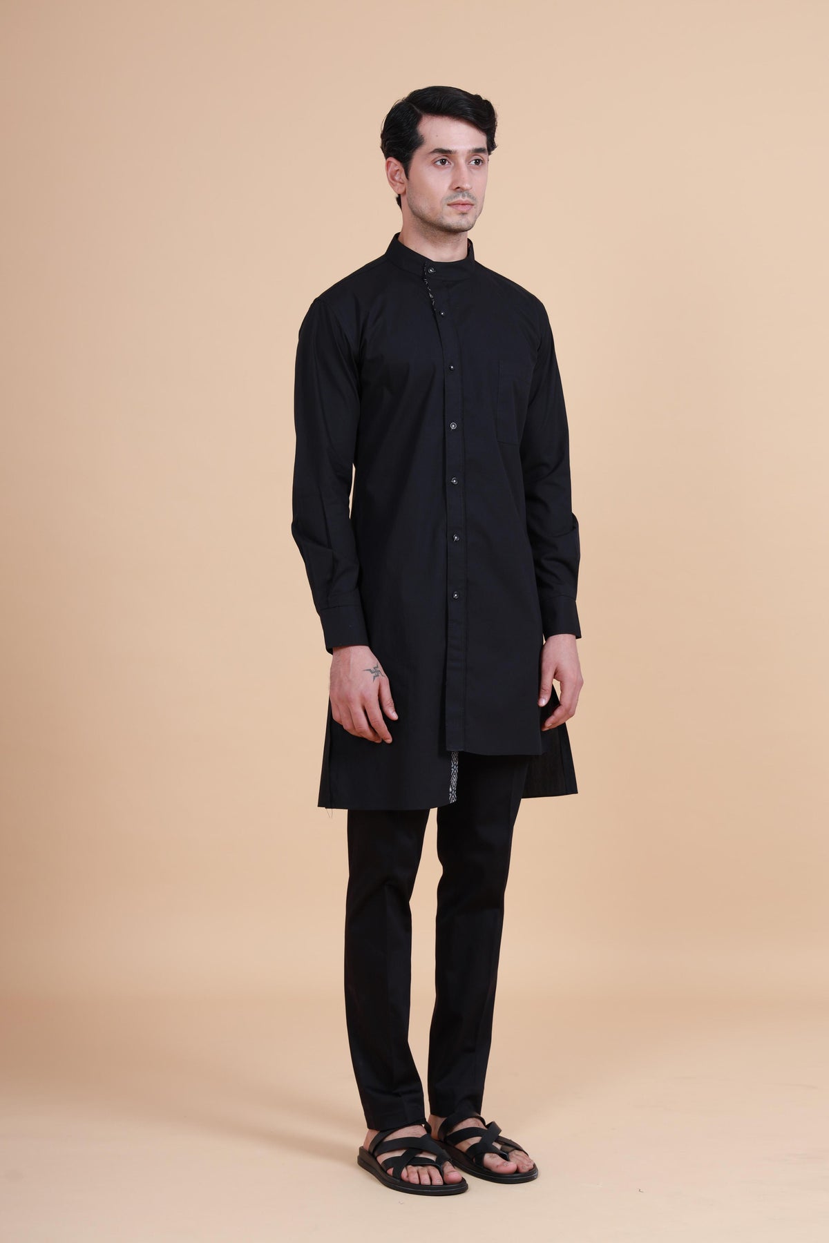 Front Open Long Shirt Tunic
