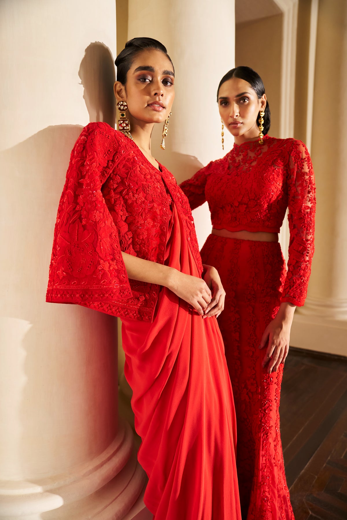 Mir Sari And Cape Set