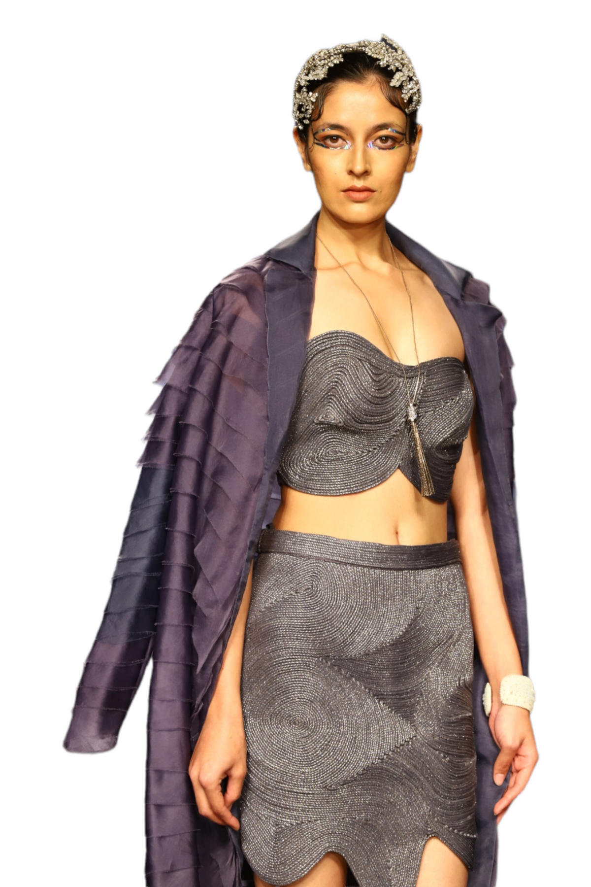 Flint Lurex Xorded Bustier