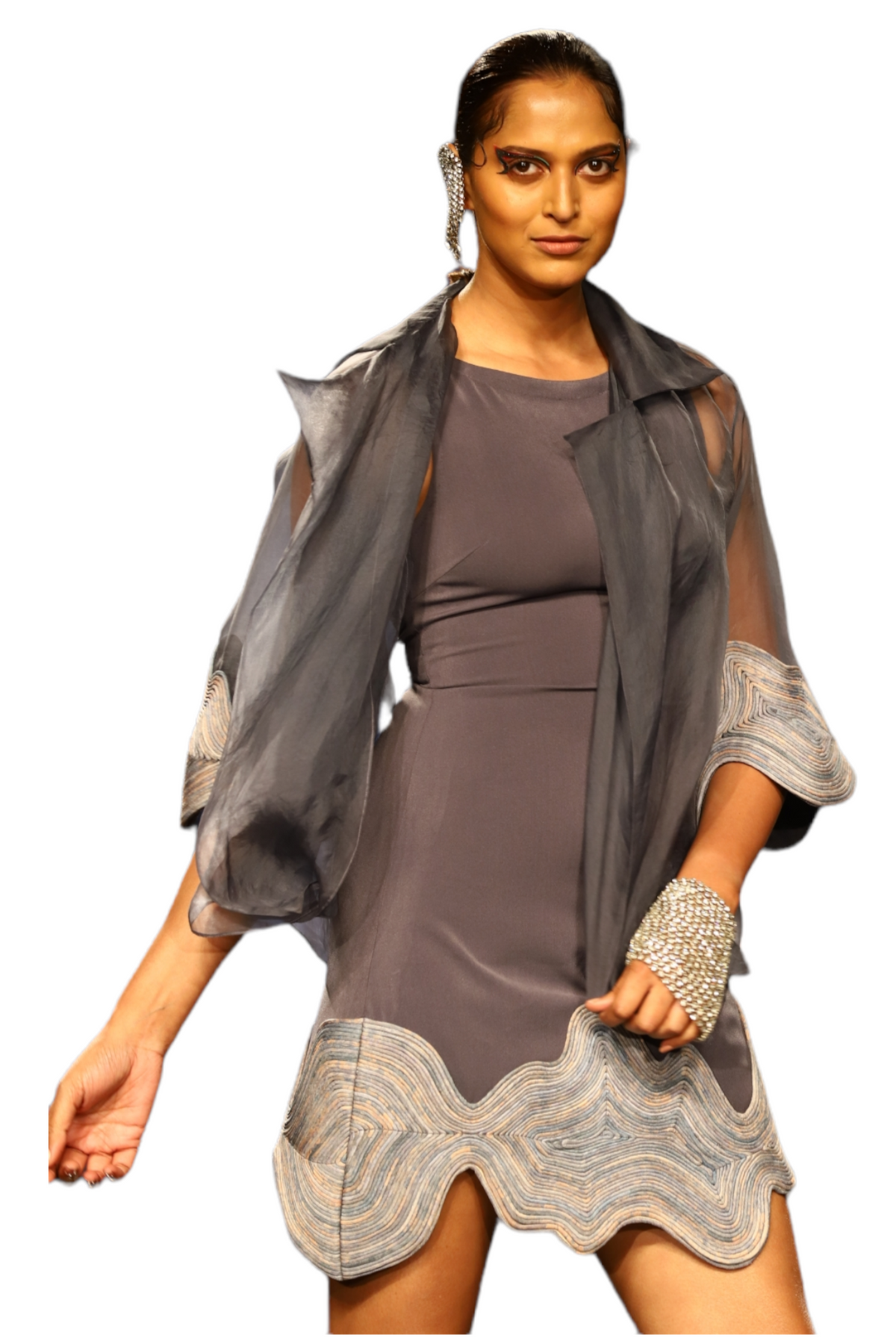 Flint Micro Fitted Dress