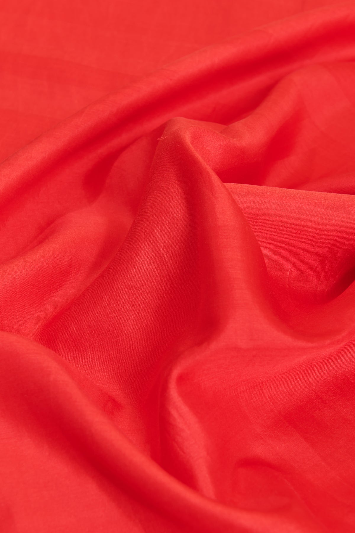 Red Silk Satin Blouse Fabric