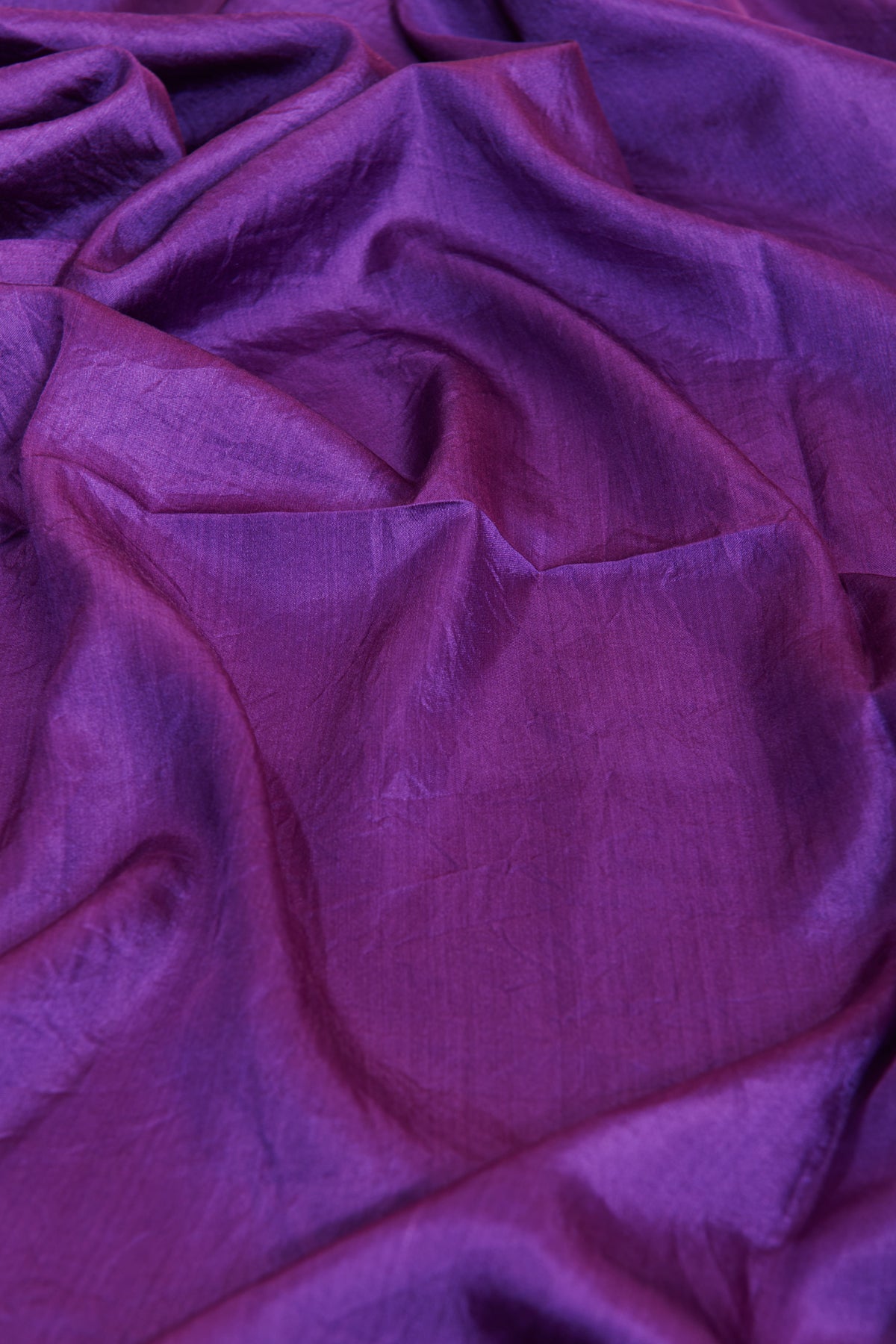 Purple Silk Satin Blouse Fabric