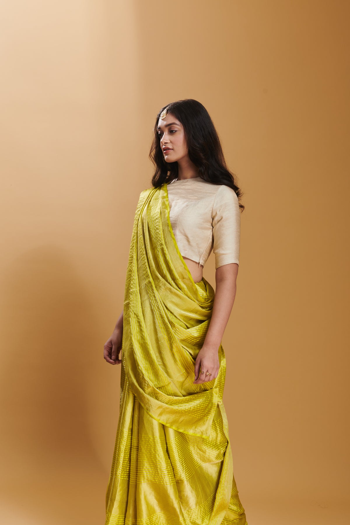 Natural Silk Zari Blouse Fabric