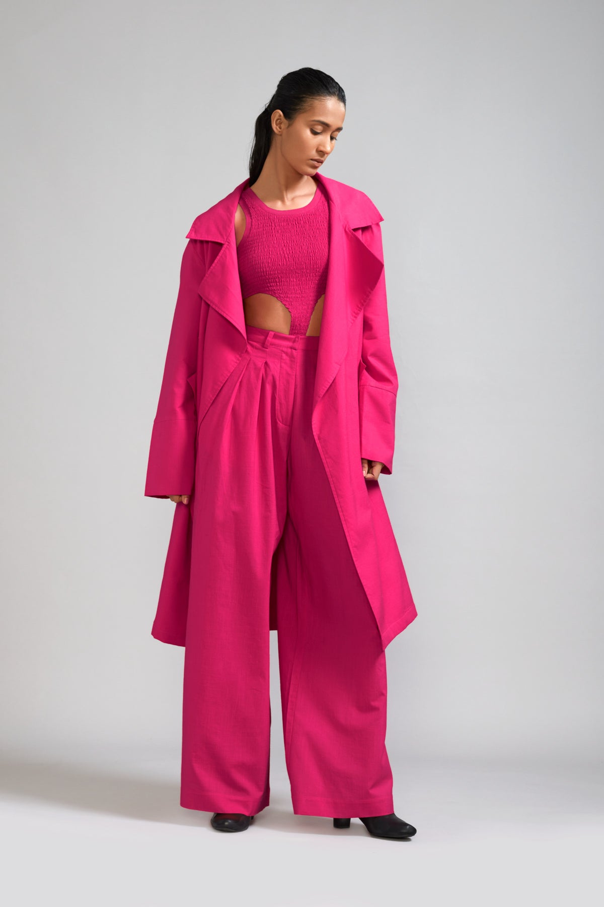 Pink Trench Jacket