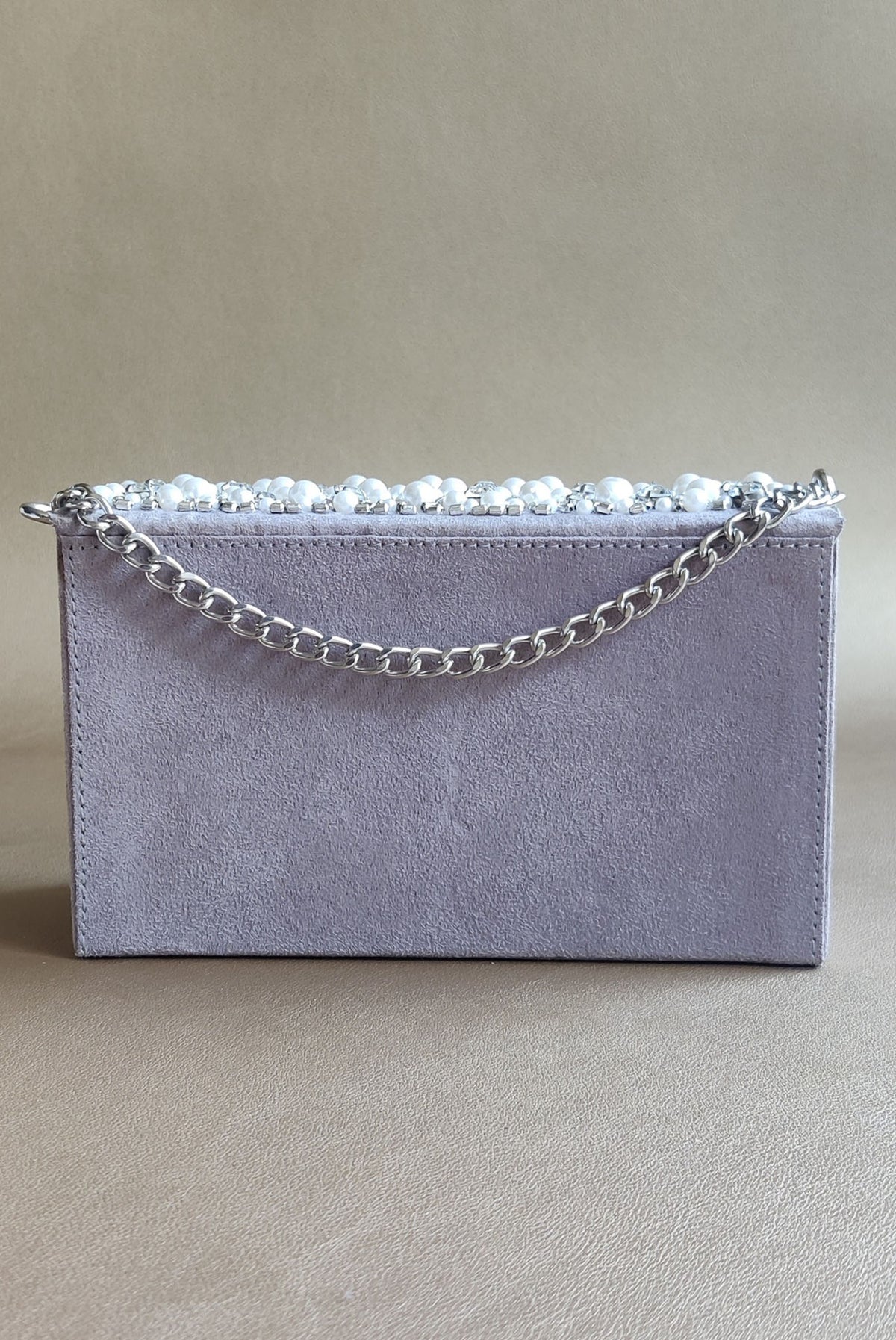 Silver Grey Charmer Bag