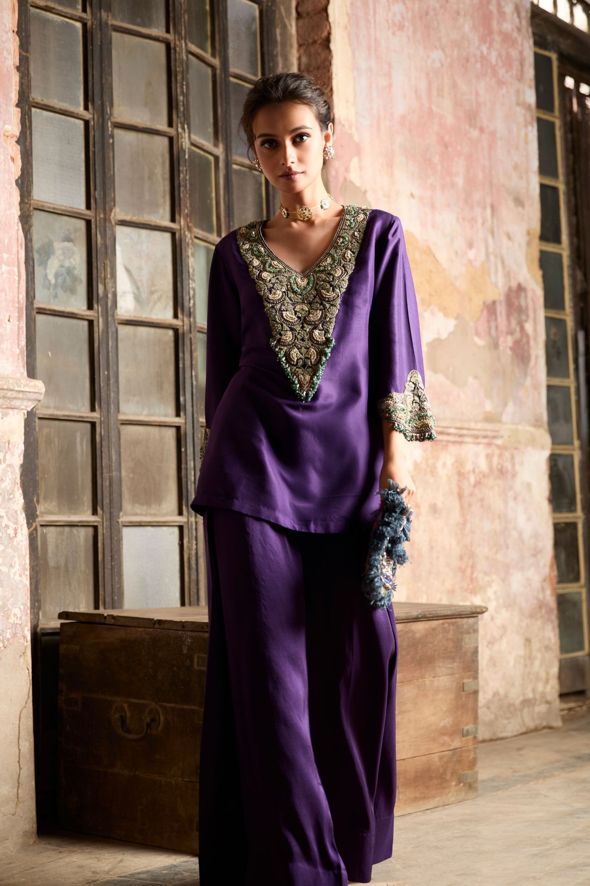 Purple Tunic Set