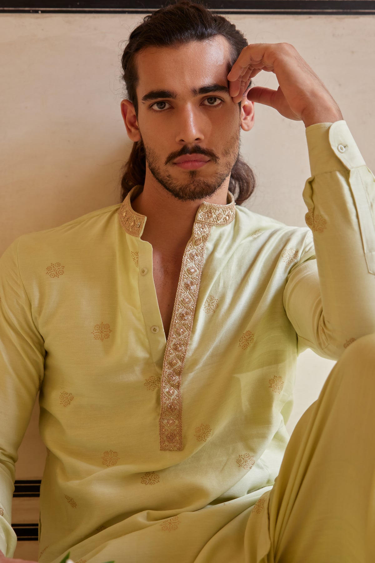 Mint Kurta With Pants