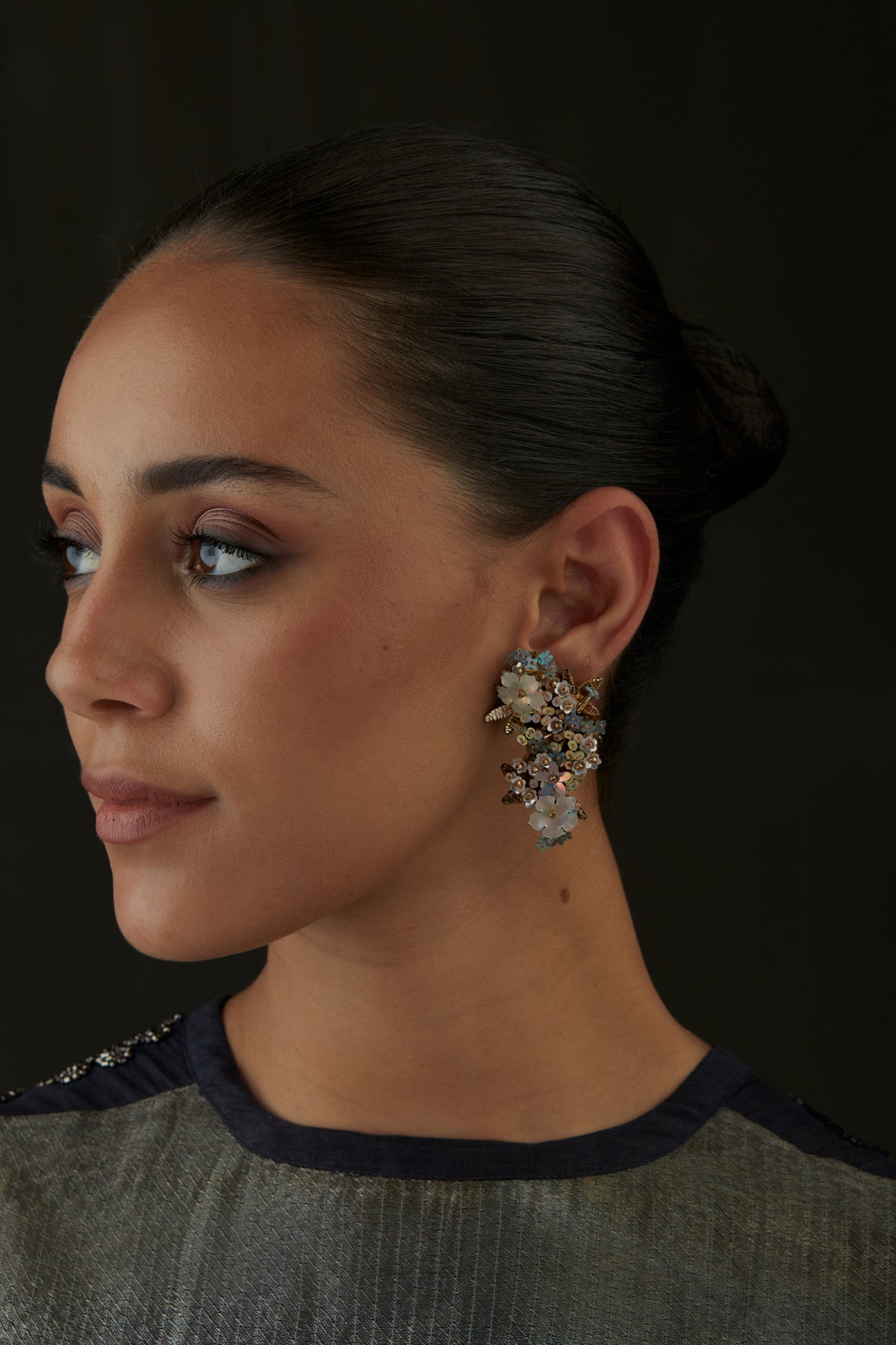 Quartz Ripple Earrings