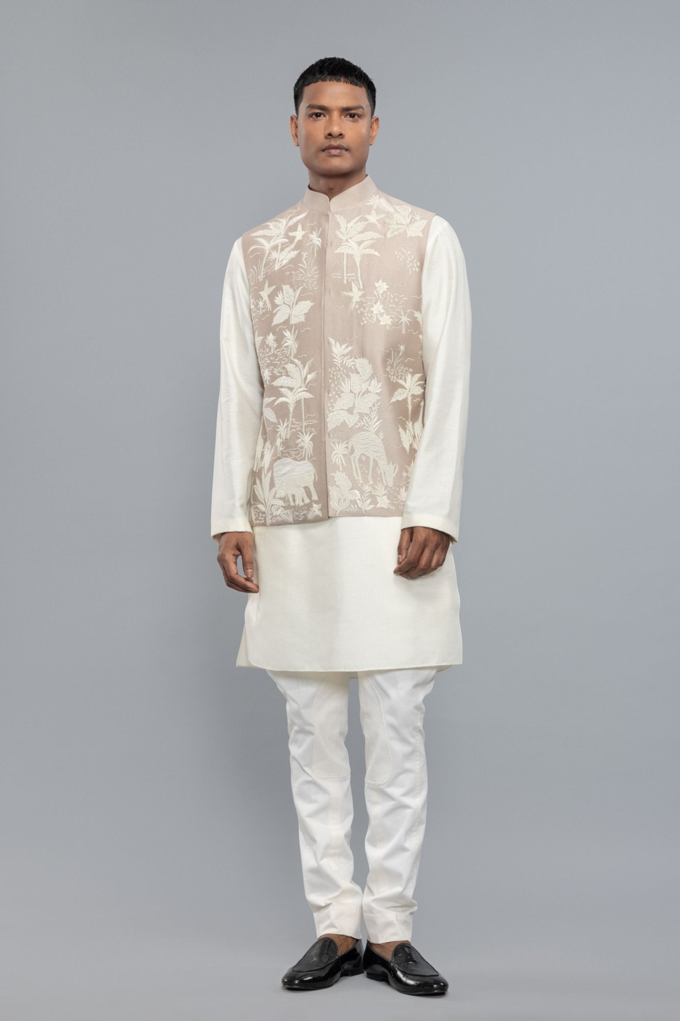 Lavender Matka Bundi - Rohit Bal Menswear - Elahe