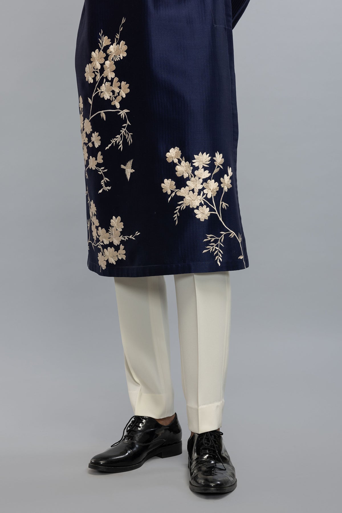 Chanderi Kurta With Fine Detailing