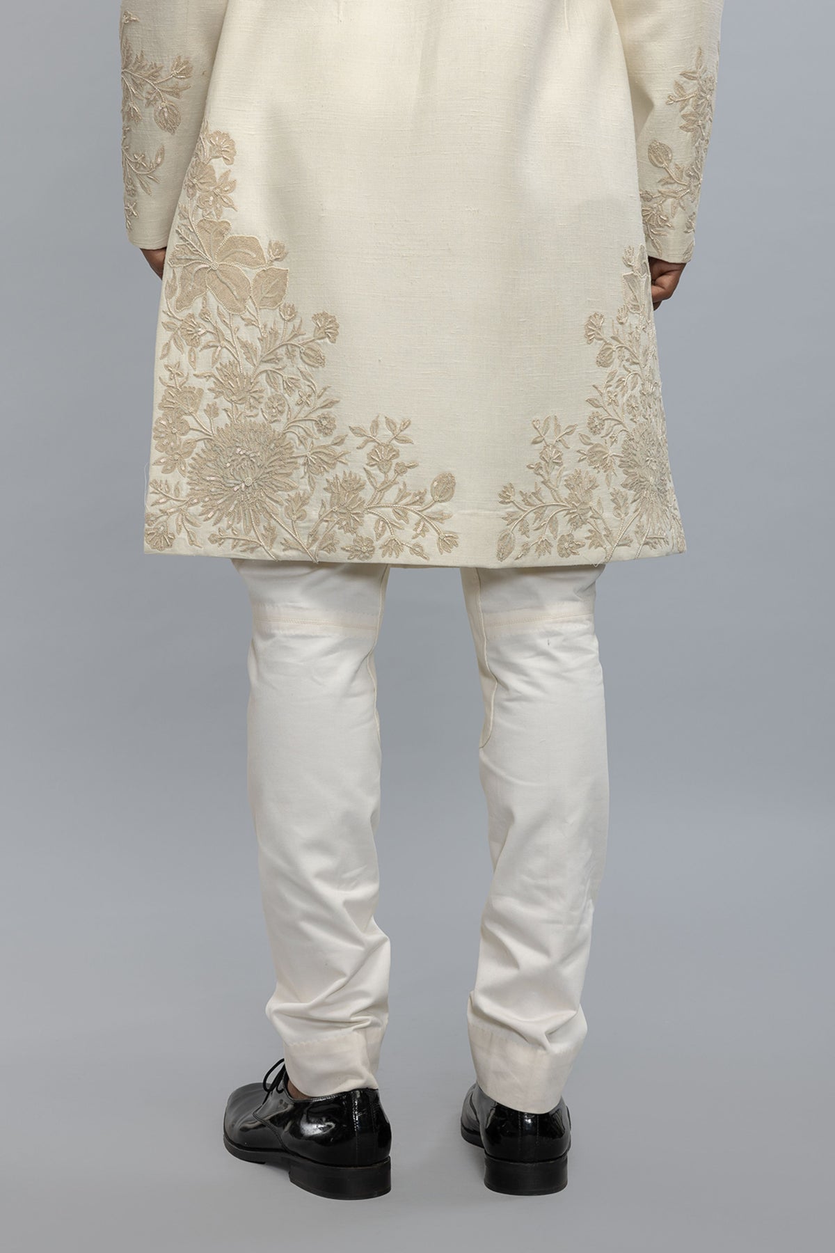 Sherwani In Matka Silk