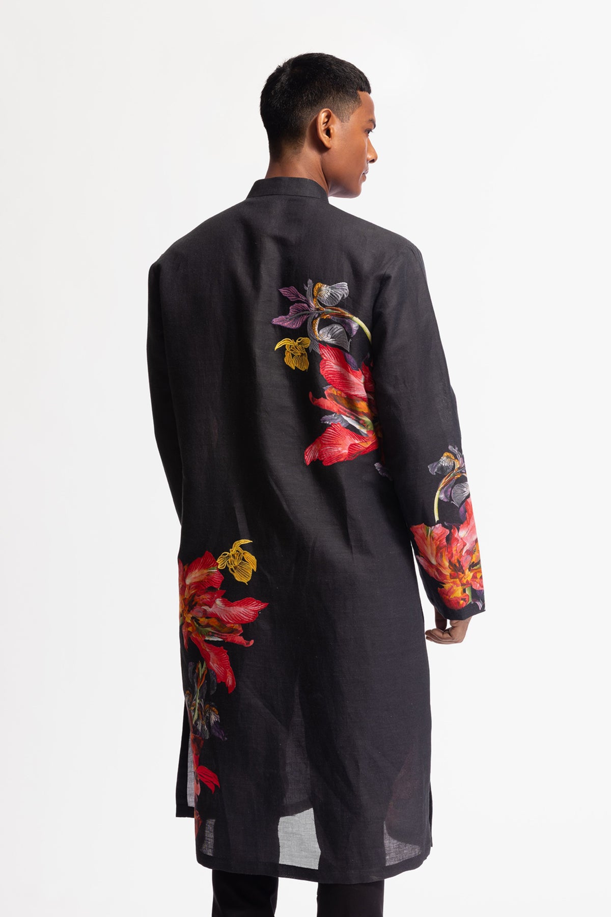 Printed Linen Kurta