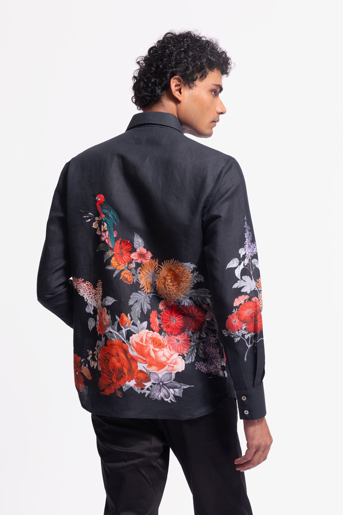 Bird Motif Shirt