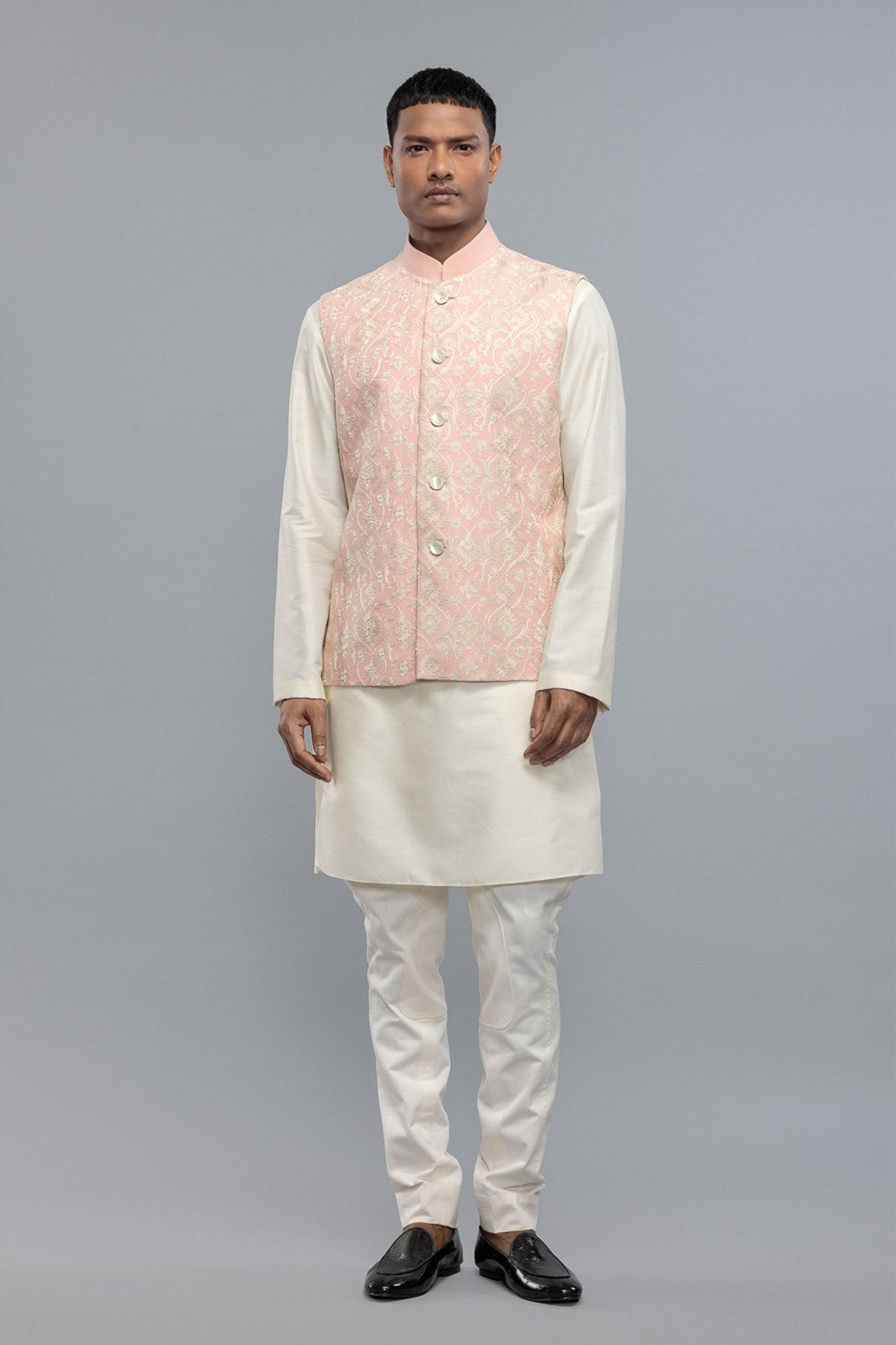 Pink Matka Bundi - Rohit Bal Menswear - Elahe