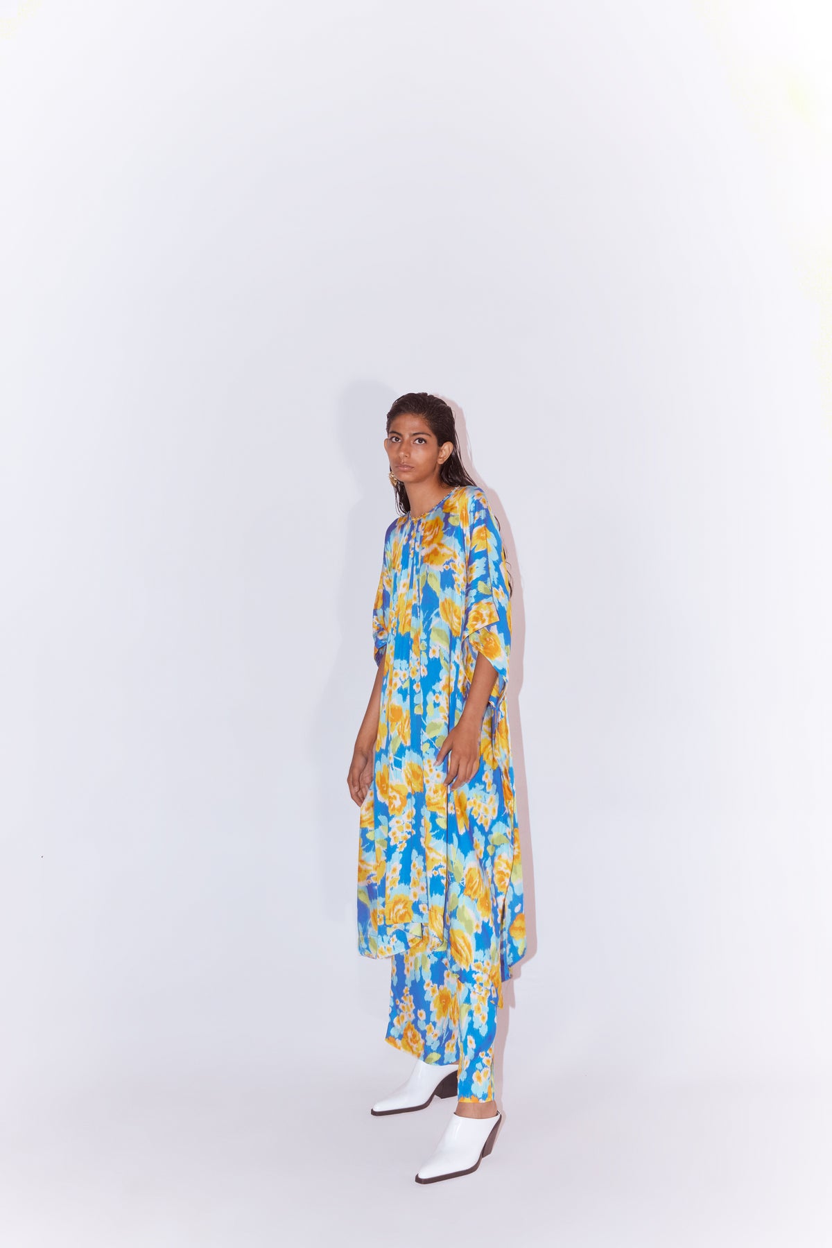 Marigold Kimono Kurta and Pants