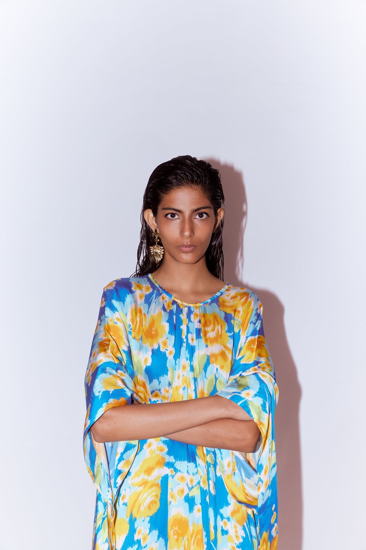 Marigold Kimono Kurta and Pants