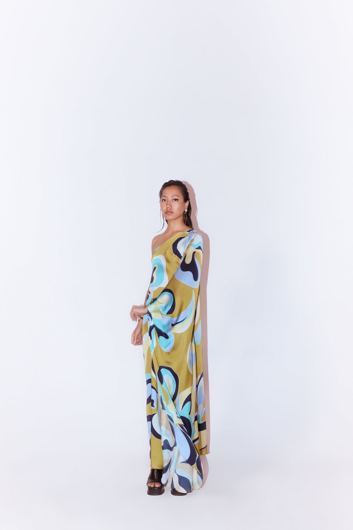 Maple One Shoulder Dress