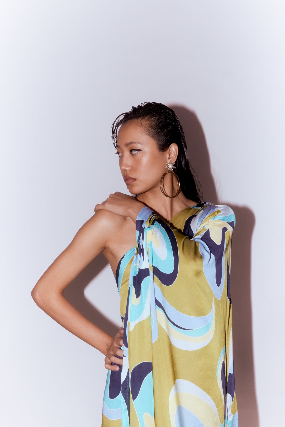 Maple One Shoulder Dress