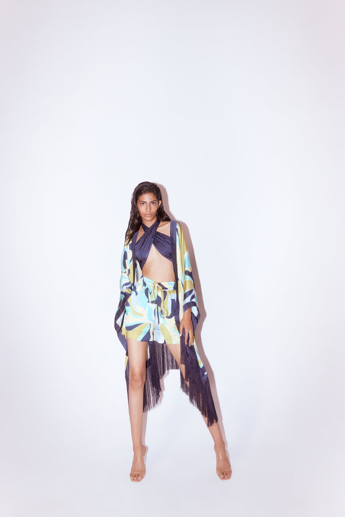 Maple Kimono, Top and Shorts
