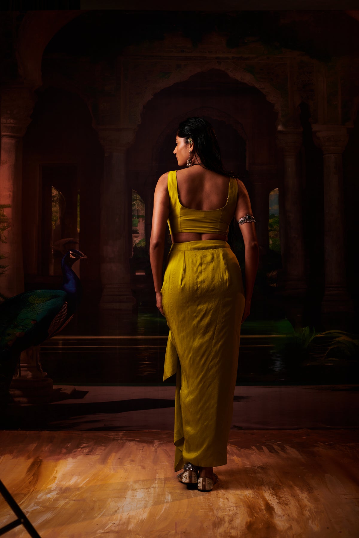 Rimjhim Bandhani Cape Set