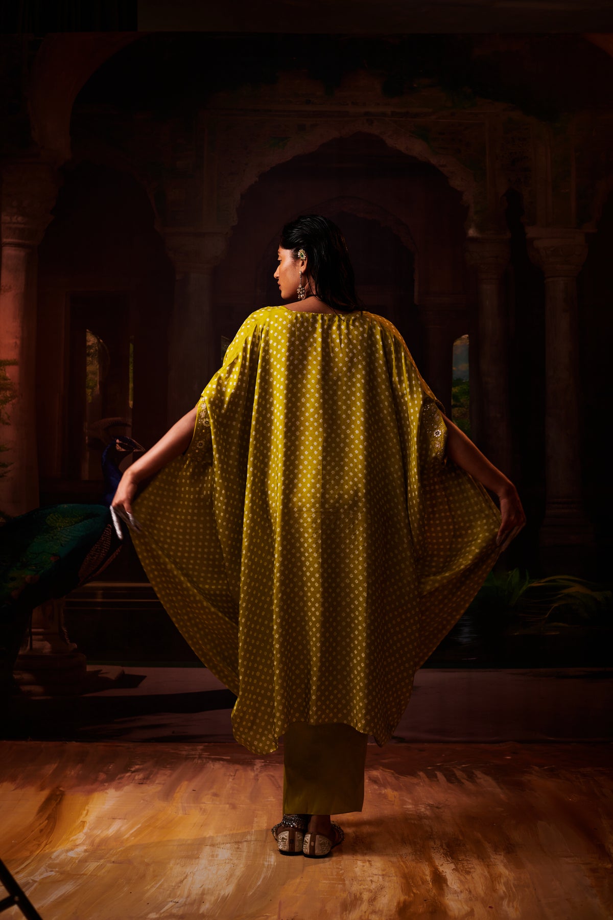 Rimjhim Bandhani Cape Set