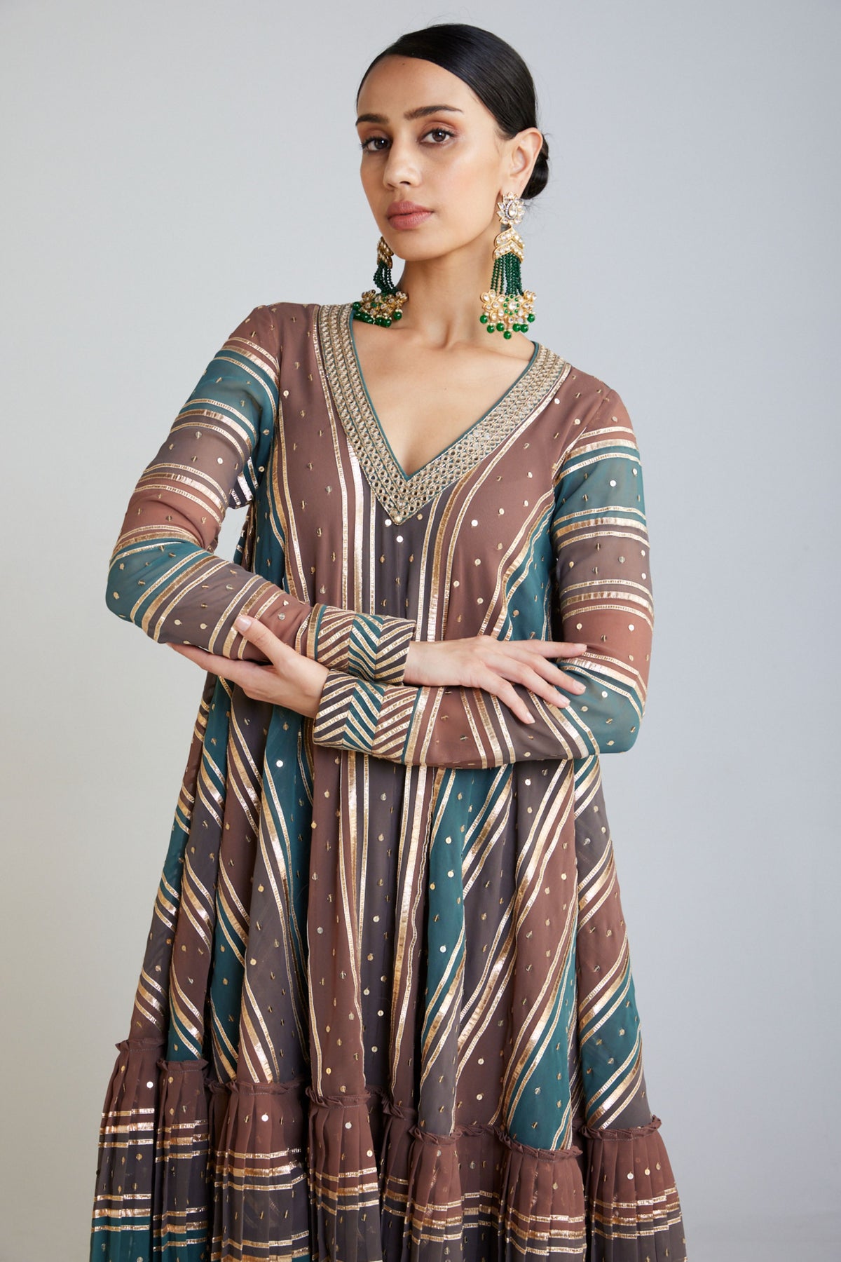 Cheeta A Line Dhoti Kurta Set