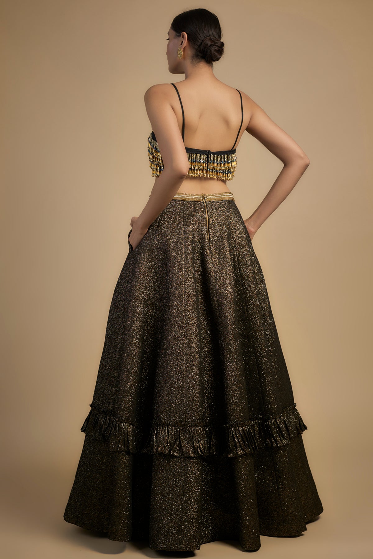 Tassels Embroidered Lehenga Set