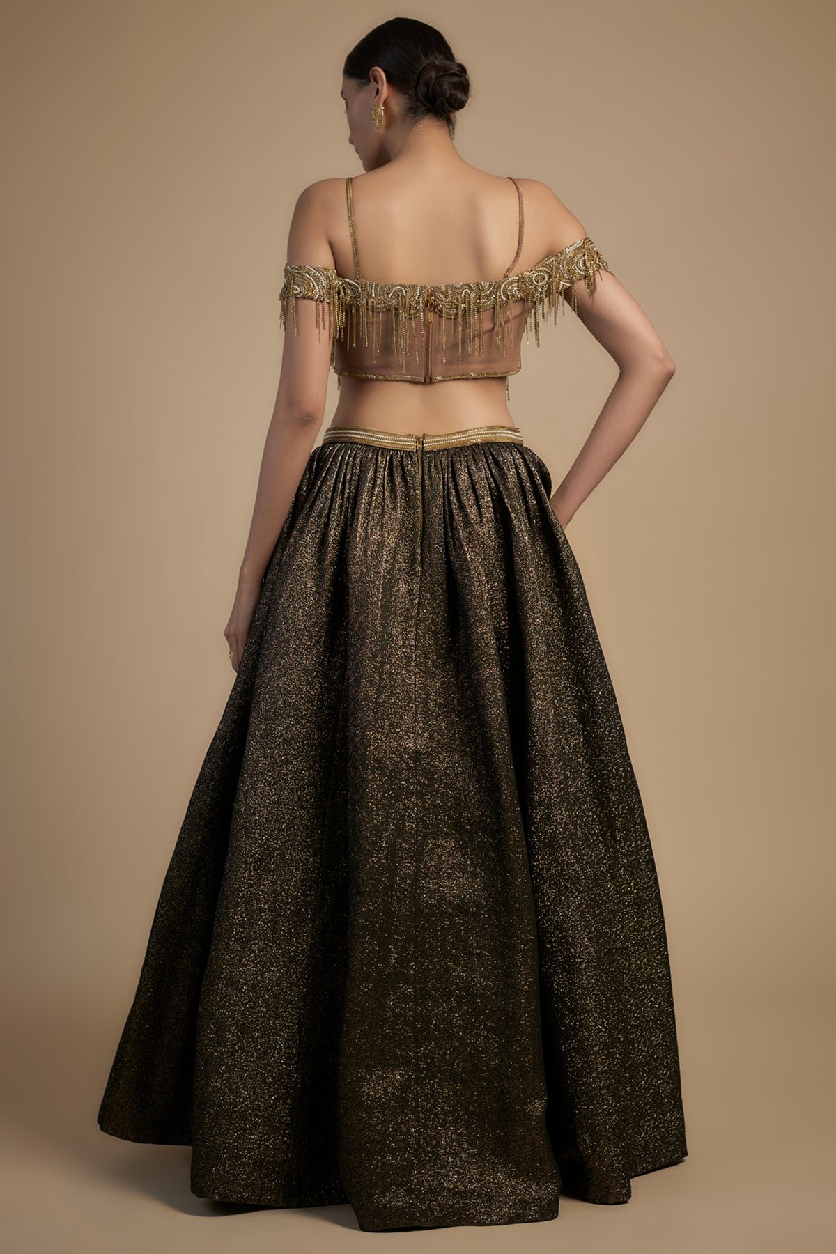Tassels Embroidered Lehenga Set