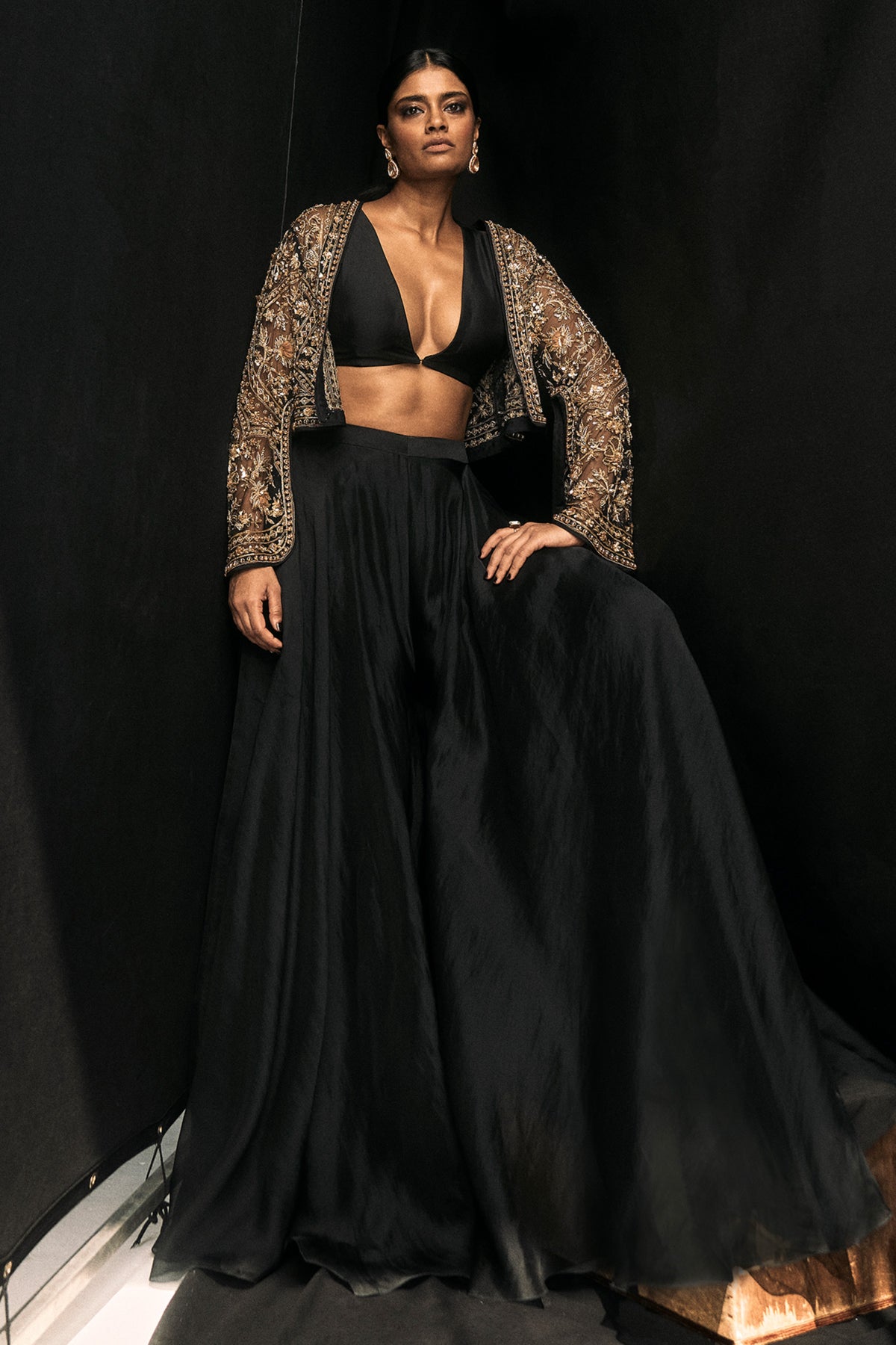 Front Row Saree Set